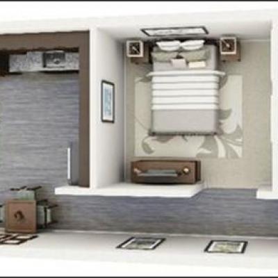 Tham khảo ngay mẫu căn hộ một phòng ngủ dành cho người độc thân và các cặp vợ chồng trẻ